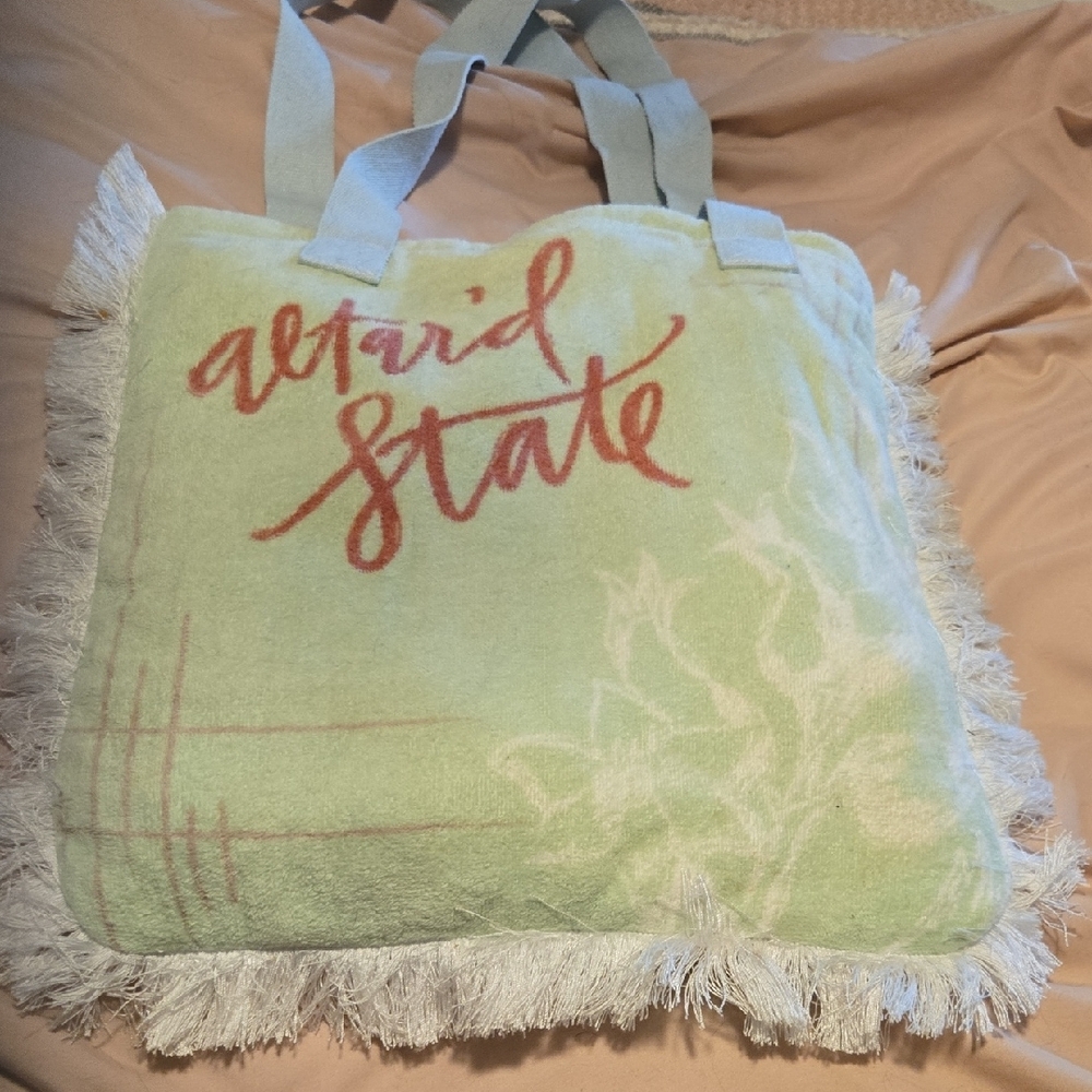 Beach Towel Converts To Tote Bag